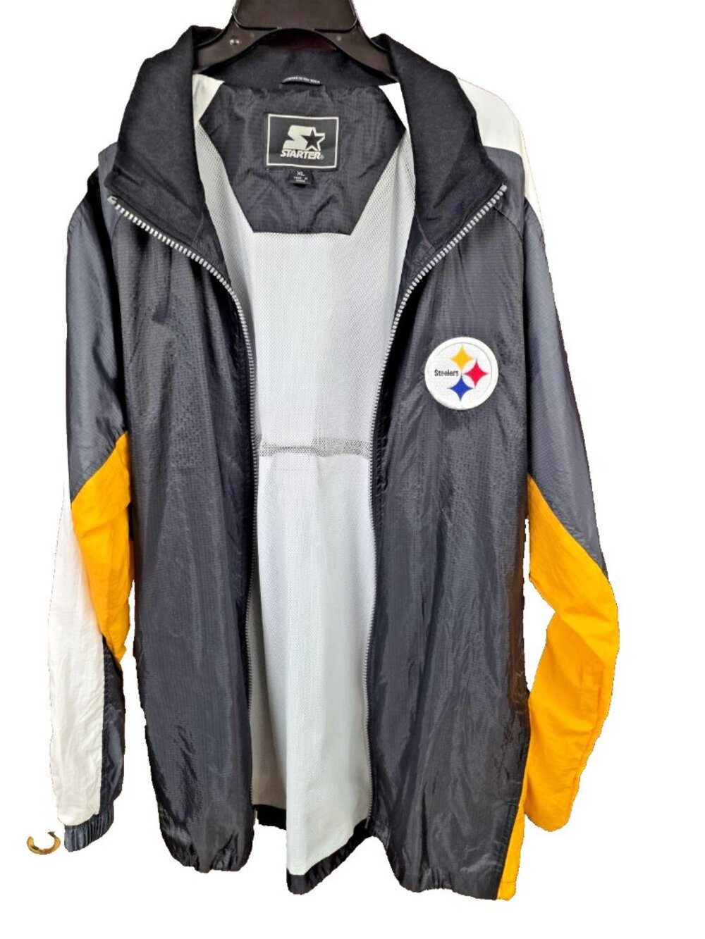 Vintage Pittsburgh Steelers Starter Lightweight Jacket Windbreaker - XL NWT